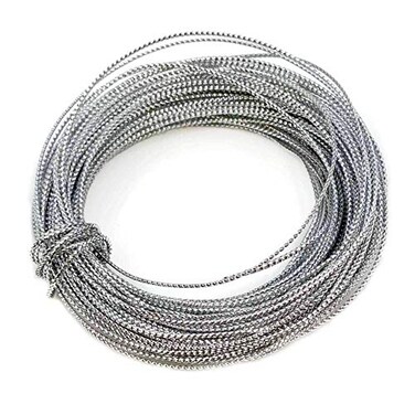 Darice Bowdabra Metallic Bow Wire, Silver, 50 FT