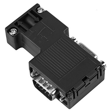 Keenso Profibus Bus Connector, 90°Programming Cable Interface Connector Compatible PLC 6ES7 972-0BB12-0XA0 with