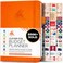 Clever Fox Budget Planner, Monthly Bill Tracker Book 5.8"x8.3" Orange