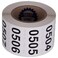 Kenco Consecutively Numbered Labels Self Adhesive Durable Vinyl- Measure: 2" X 1" by ,ROLL 501-1000
