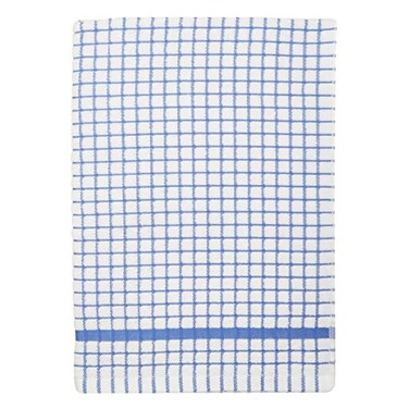 Samuel Lamont Poli-dri Towel White with Cornflower Blue