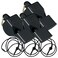 Fox 40 Classic w/Breakaway Lanyard 3 Pack ,Black