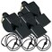 Fox 40 Classic w/Breakaway Lanyard 3 Pack ,Black