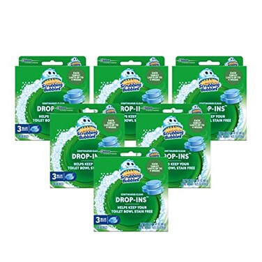 Scrubbing Bubbles Continuous Clean Toilet Tank Drop-Ins, 3 Count, ,6-Pack
