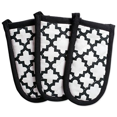 DII Lattice Basics Collection Kitchen Essentials, Pan Handle Set, White, 3, Piece