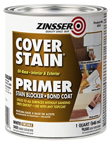 Zinsser Cover-Stain Stain-Blocking Primer, Quart