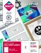 MACO Copier White Full Sheet Labels, 8-1/2" x 11", 1 per Sheet, 100 per Box ,M-5353