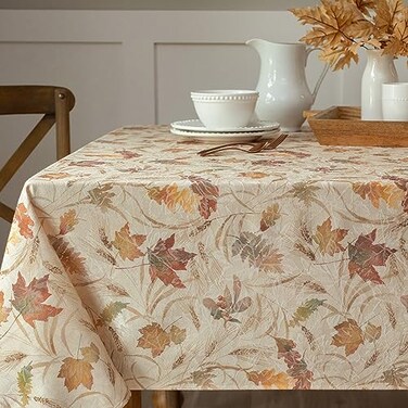 Benson Mills Natures Leaves Autumn Tablecloth ,52" x 70" Rectangular