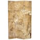 Red Lantern 6 ft. Tall Double Sided Sandy Meadow Canvas Room Divider