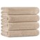 POLYTE 330 GSM Poly Blend Microfiber Quick Dry Bath Towel, 30x57 in, 4 Pack