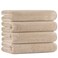 POLYTE 330 GSM Poly Blend Microfiber Quick Dry Bath Towel, 30x57 in, 4 Pack