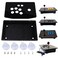 ZJchao Acrylic Panel and Case DIY Set Kits Replacement for Game Joystick DIY Set Kits Replacement Game Machine Cabinet Controller DIY Kit