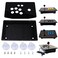ZJchao Acrylic Panel and Case DIY Set Kits Replacement for Game Joystick DIY Set Kits Replacement Game Machine Cabinet Controller DIY Kit