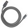 Ventev Chargesync Alloy Cable - USB A to Micro USB Cable 4ft - Steel Gray ,ACABMCRSTEVNV