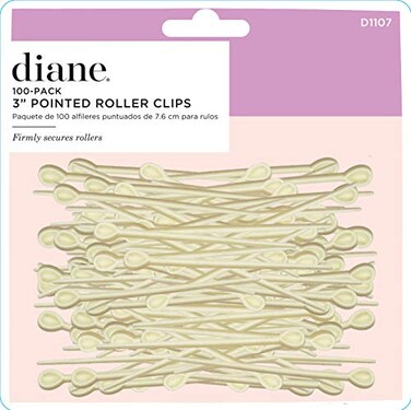 Diane Roller Picks, White, 3 Inch, 100 Count ,Pack of 1