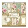 Stamperia International KFT Paper Pad 10 Sheets Double-Sided Elegant Gift, Multicoloured, 30.5 x 30.5
