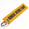 Rotary13B1 - Remove Before Flight Keychain - Yellow/Blue