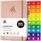 Clever Fox Weekly Planner Undated, MonthlyDaily Notebook, Rose Gold