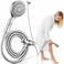 Vive High Pressure Handheld Shower Head - Hand Held Showerhead with 6.5 ft