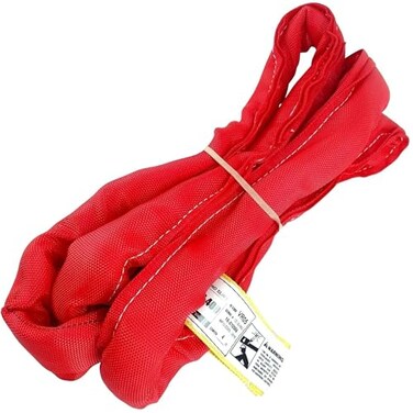 Chenango Supply VR5 4ft Red Endless Round Polyester Rigging Sling