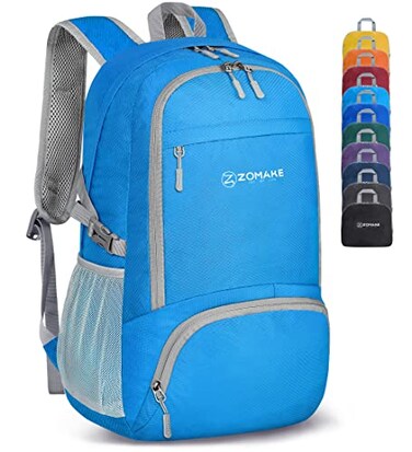 ZOMAKE Lightweight Packable Backpack 30L, Foldable Travel Hiking Daypack