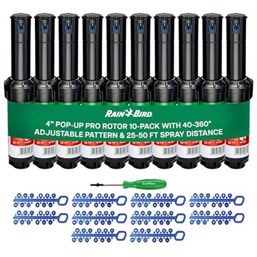 Rain Bird 5000 Rotor with Nozzle Tree 10 PackRotor Screwdriver Tool