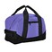 Dalix 12" Mini Two Tone Duffle Bag in Purple and Black