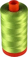 Aurifil Cotton Mako 50wt Spring Green Thread Large Spool 1421 yard MK50 1231