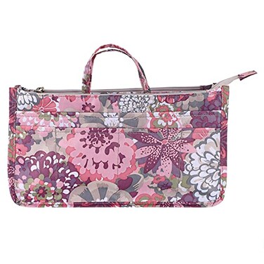 BTSKY Printing Handbag Organizers Inside Purse Insert for Women