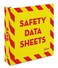 AveryHeavy-Duty SDS Binder, 2" Rings, 1 Yellow/Red Border Binder