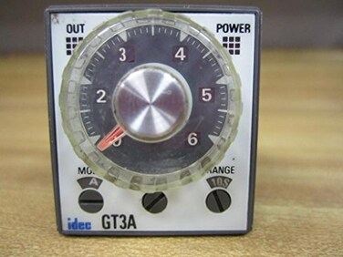 IDEC Relays GT3A-3AF20 DELAYED TIMER DPDT DELAYED TIMER DPDT