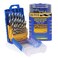 Fisch Brad Point Spiral Drill Bit Set, Sizes 1/16&sup3;&ldquo;1/2&sup3;, 29 Pcs