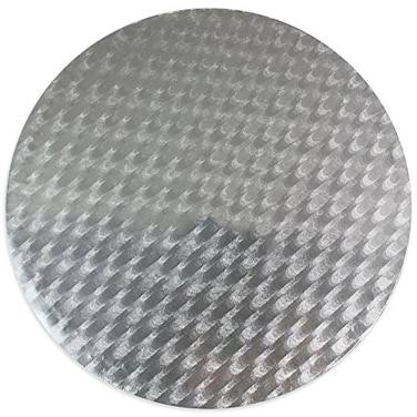 PME Round Cake Card, 4-Inch, Silver