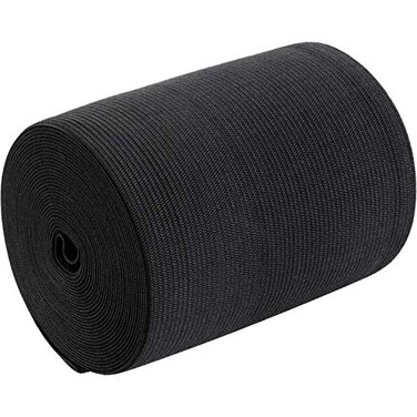 EBOOT 1 Pcs Elastic Band Spool, 4 Inch X 5 Yard, Black