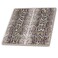 3dRose 4 Inch Ceramic Tile - Grey Snakeskin Animal Print Designs Prints and Patterns