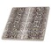 3dRose 4 Inch Ceramic Tile - Grey Snakeskin Animal Print Designs Prints and Patterns