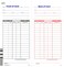 COMPUMATIC 1000 Time Cards Compatible with Lathem 7000E7500E Calculating Clocks, E7