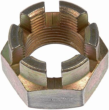 Dorman 615-105 Castellated Nut Spindle Nut M22-1.5 Hex 32 mm Compatible with Select Models, 2 Pack