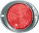 Perterson Peterson Manufacturing V472R Red 3" Aluminum Oval Reflector