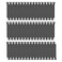 Pasow 100pcs Reusable Fastening Cable Ties Adjustable Wire Management 8 Inch ,Black