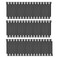 Pasow 100pcs Reusable Fastening Cable Ties Adjustable Wire Management 8 Inch ,Black