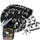 VULCAN Premium Security Case Hardened Lock and Chain Kit - Cannot Be Defeated with Hand Tools - 5/16 Inch x 6 Foot ,/- 1.5 Inches