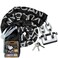 VULCAN Premium Security Case Hardened Lock and Chain Kit - Cannot Be Defeated with Hand Tools - 5/16 Inch x 6 Foot ,/- 1.5 Inches