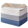 POLYTE 340 GSM Microfiber Waffle Kitchen Dish Cloth, 12x12 in, 8 Pack