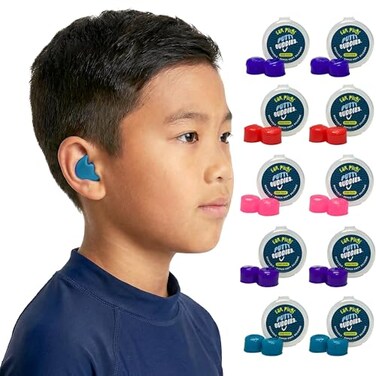 Putty Buddies Earvolution Original Swim Earplugs, Moldable, 10 Pair Pack