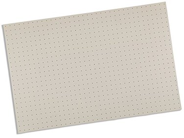 Rolyan Splinting Material Sheets, Polyform, White, 1/8" x 18" x 24", 1% Perforated, 4 Sheets