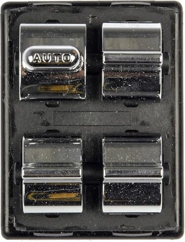 Dorman 901-028 Front Driver Side Power Window Switch 4 Button Compatible with Select Buick / Oldsmobile Models