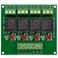 Electronics-Salon 4 SPDT 10Amp Power Relay Module, DC 12V Version.