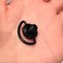 LZYDD D-Ring for Logitech Ultimate Ears BLAST ,1 Pack, Black Oxide, Steel, Flat Head, Fine Thread, UNC