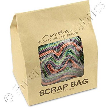 Moda Scrap Bag Assortment Fabric Quilting Strips 1/2lb. by Moda